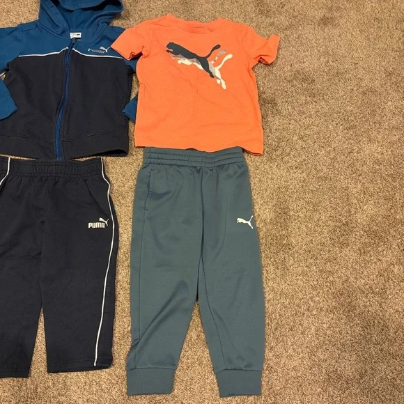Puma Boys Bundle Matching Jogger/Sweat Sets Size 4T - Picture 2 of 7
